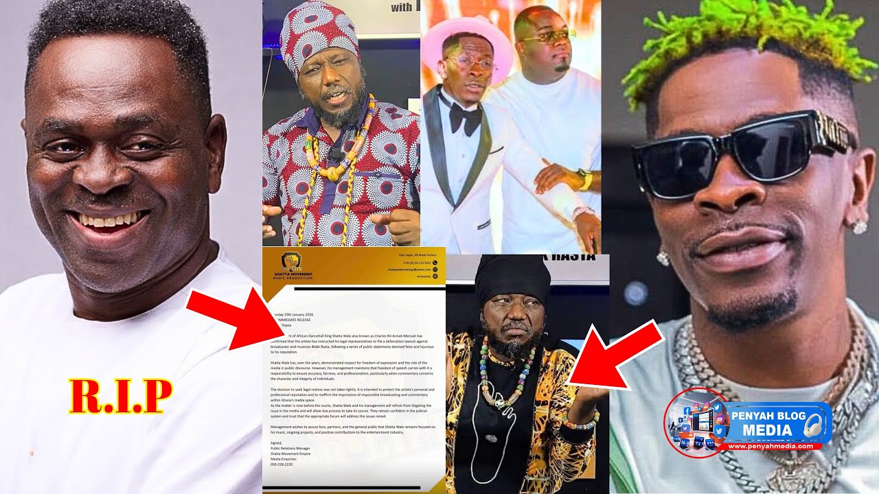 Breaking! Yaw Sarpong reported dead😭 Shatta Wale sues Blakk Rasta 1 trillion cedis; TikTokers react