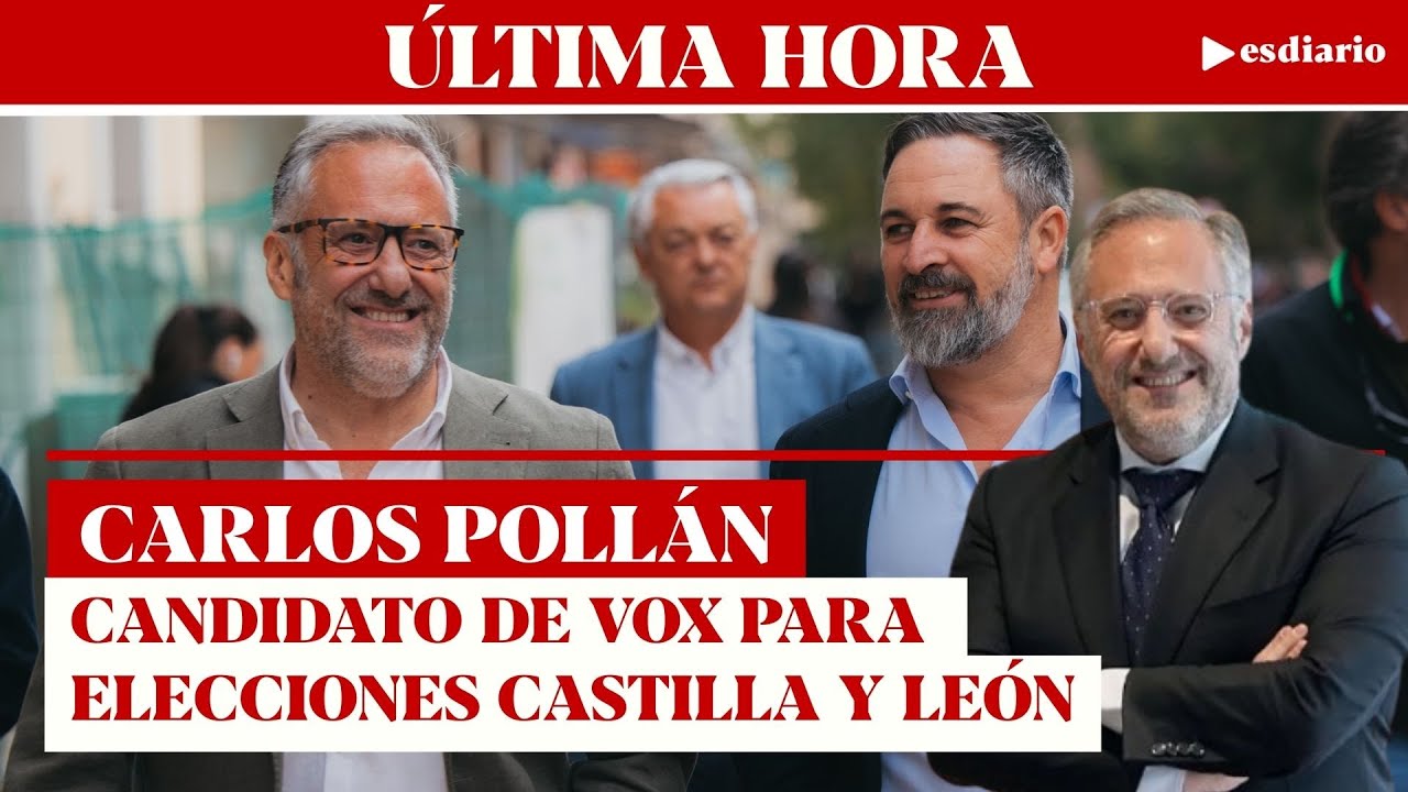 #ÚLTIMAHORA Abascal confirma al candidato de Vox en Castilla y León: el moderado Pollán