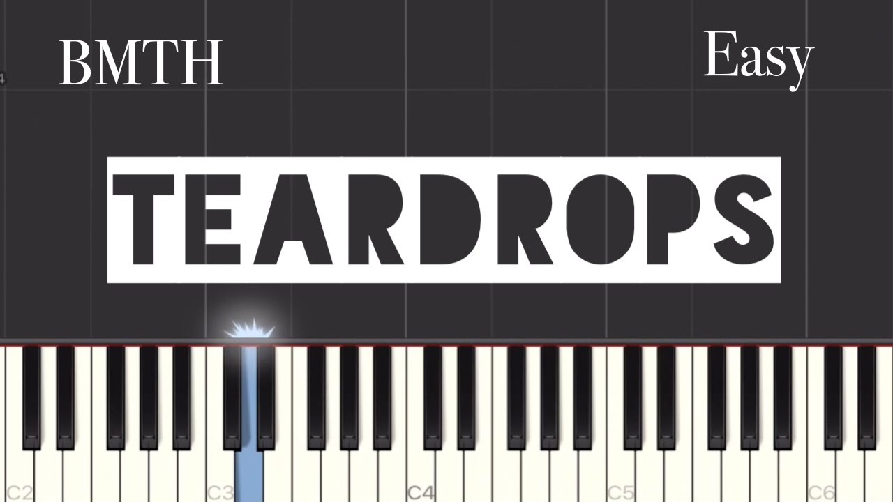 Bring Me The Horizon - Teardrops Piano Tutorial | Easy