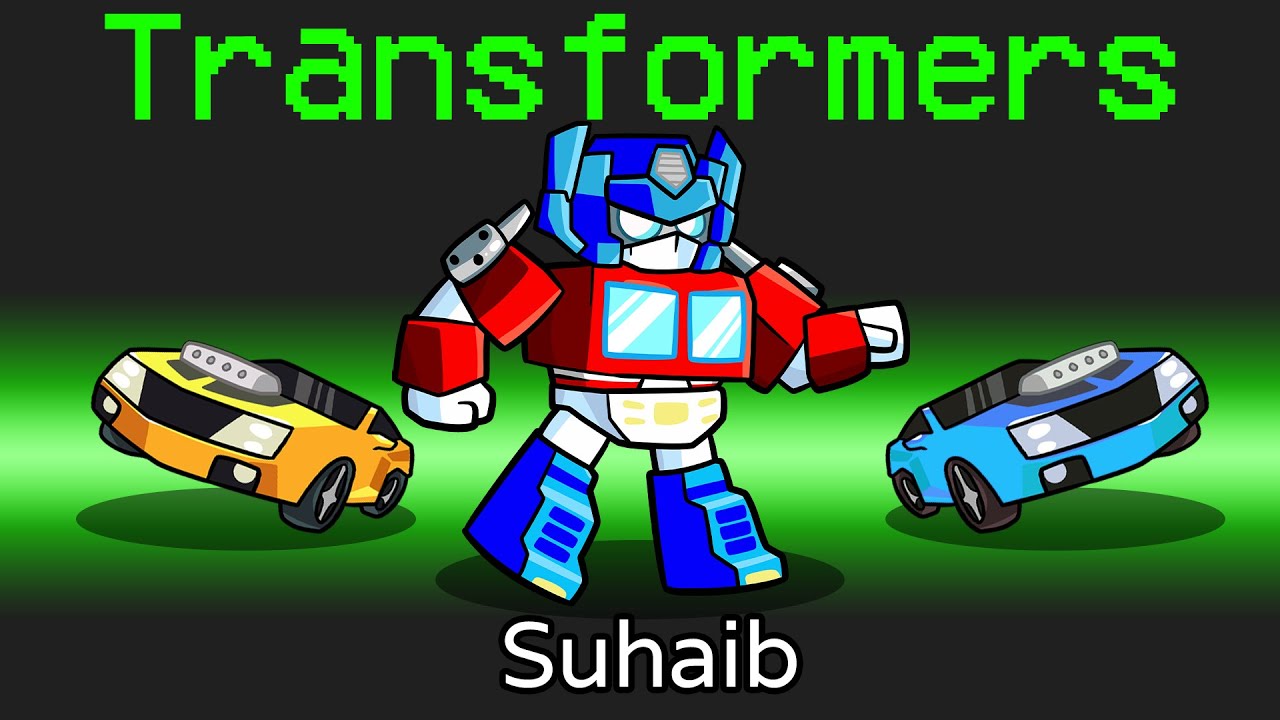 امونق اس بس انا روبوت خارق ! 🤖 ( ترانسفورمرز ) - Among Us Transformers
