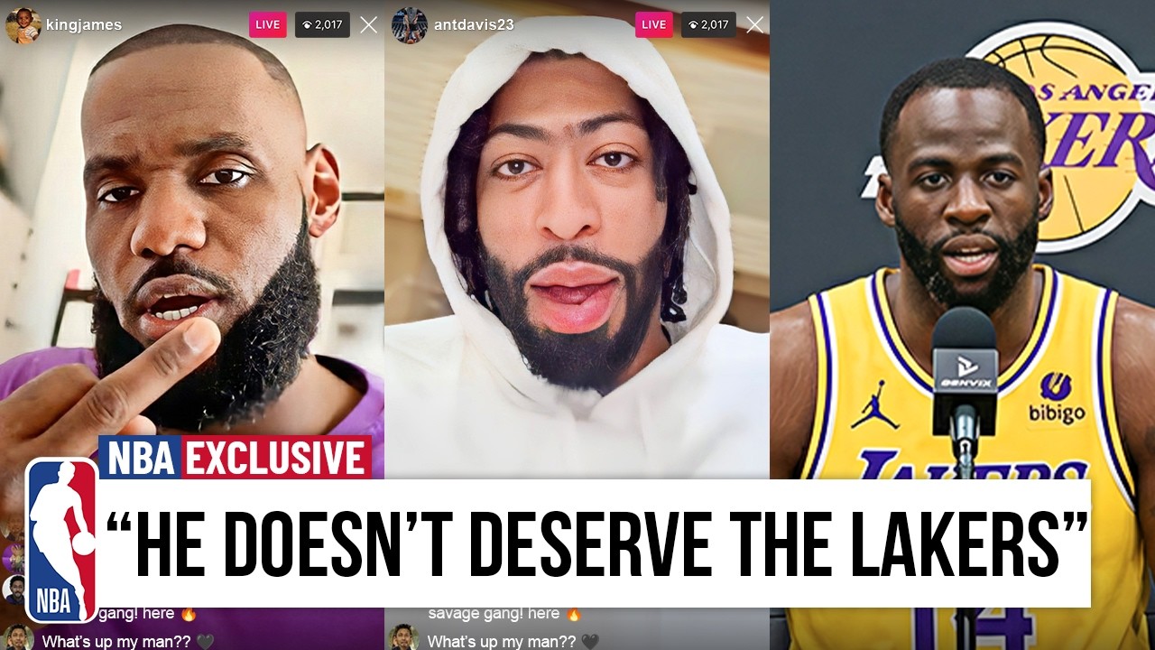 Anthony Davis And LeBron James React To Draymond Green Being OFFICIALLY Traded To The Lakers