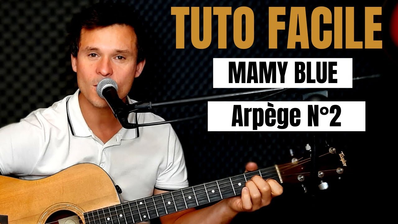 TUTO GUITARE FACILE Nicoletta - Mamy Blue POUR DÉBUTANT