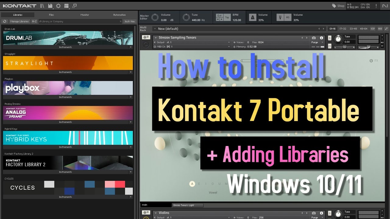 How to Install Kontakt 7 Portable in Just 3 Minutes | Fast Tutorial