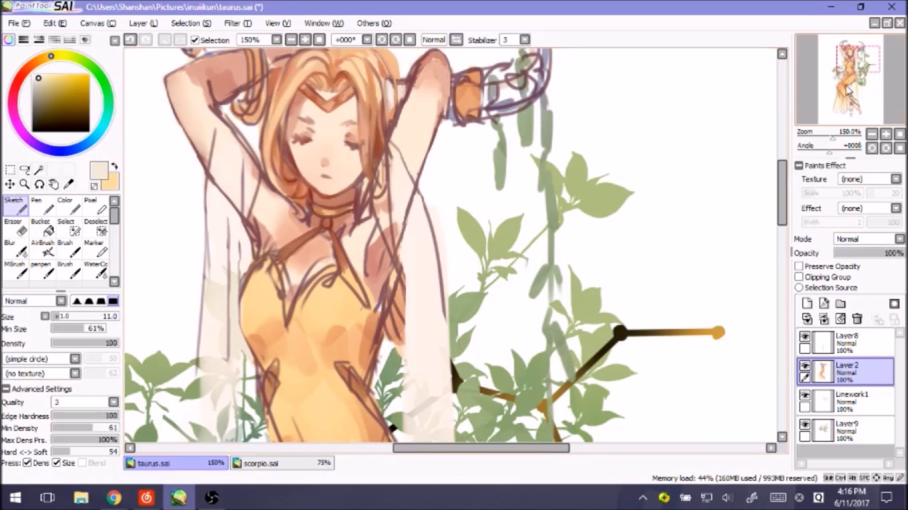 【SAI】Taurus Speedpaint [Astrology Zodiac]