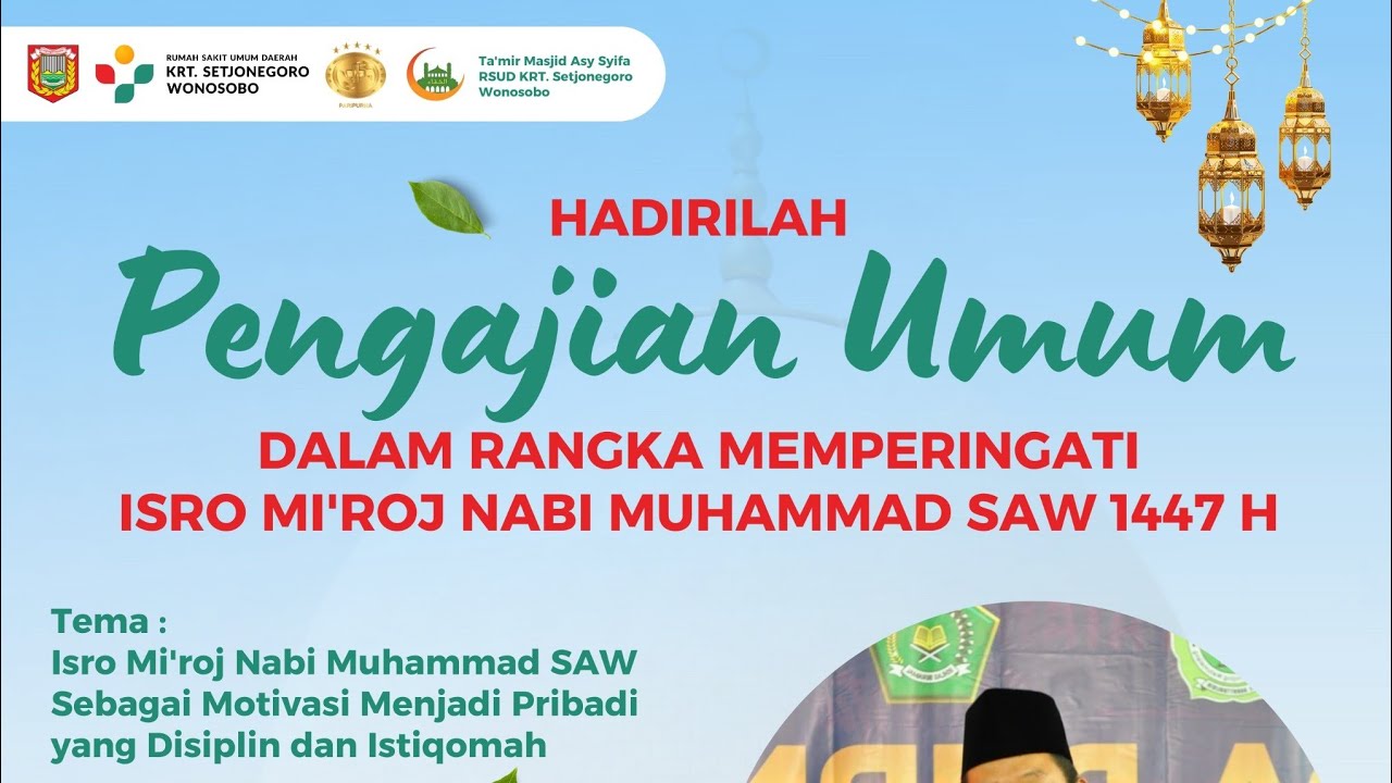 PENGAJIAN PERINGATAN ISRA' MI'RAJ