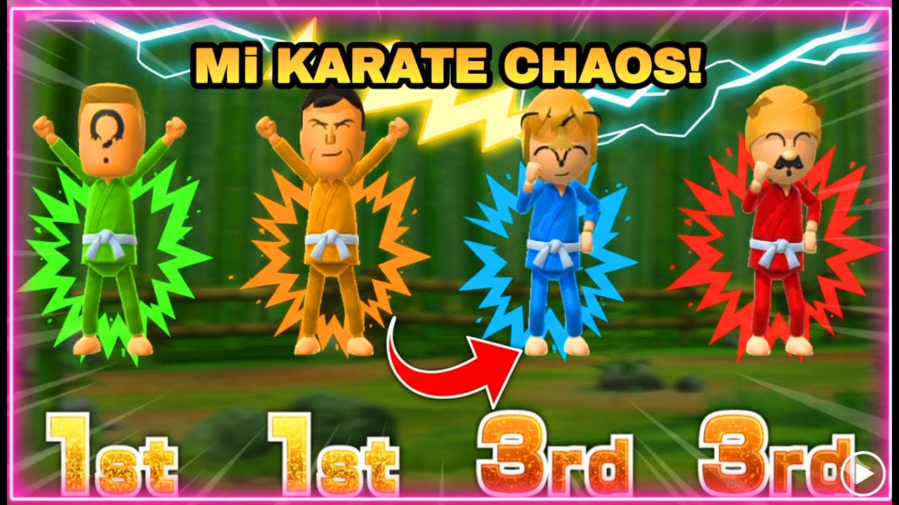 Wii Party U Minigames Dojo Domination SuperSonic Gameplay ( Master Difficulty ) #games #minhpartyu