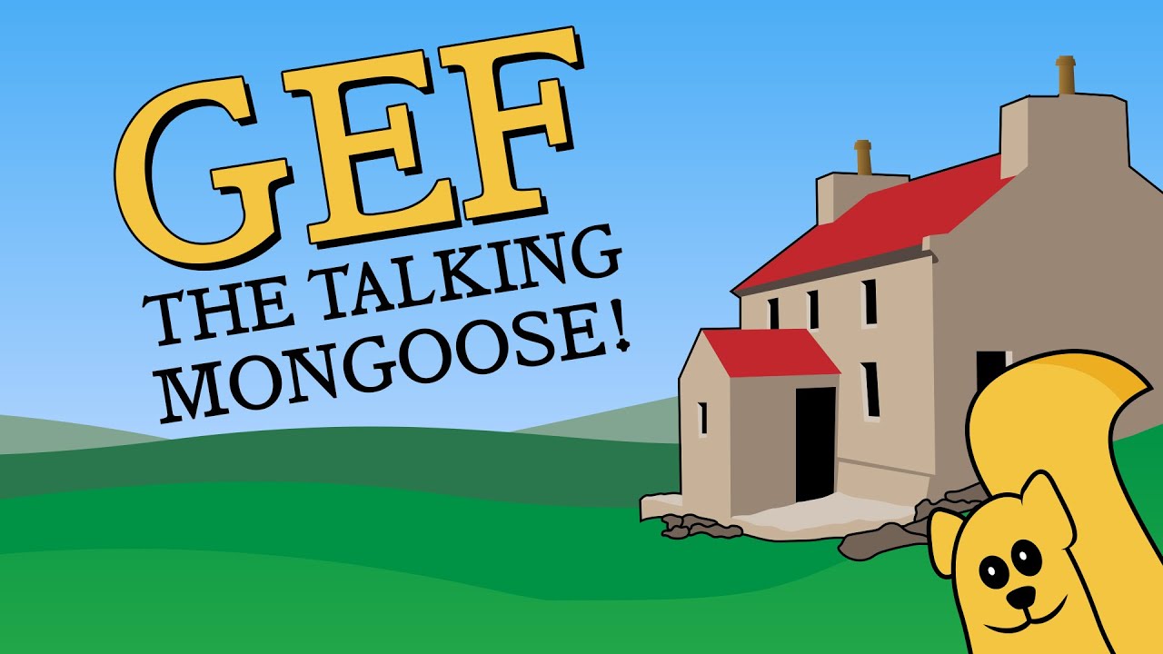 Gef The Talking Mongoose (Last Sketch On The Left)
