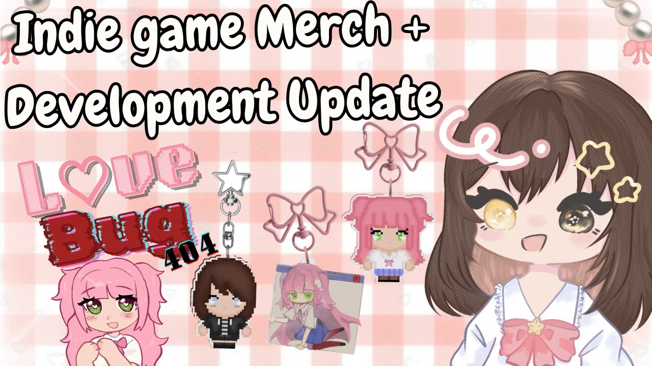 My Indie Game's Merch + Progress ₍ᐢ. ̫.ᐢ₎ |  L0veBug Devlog #15