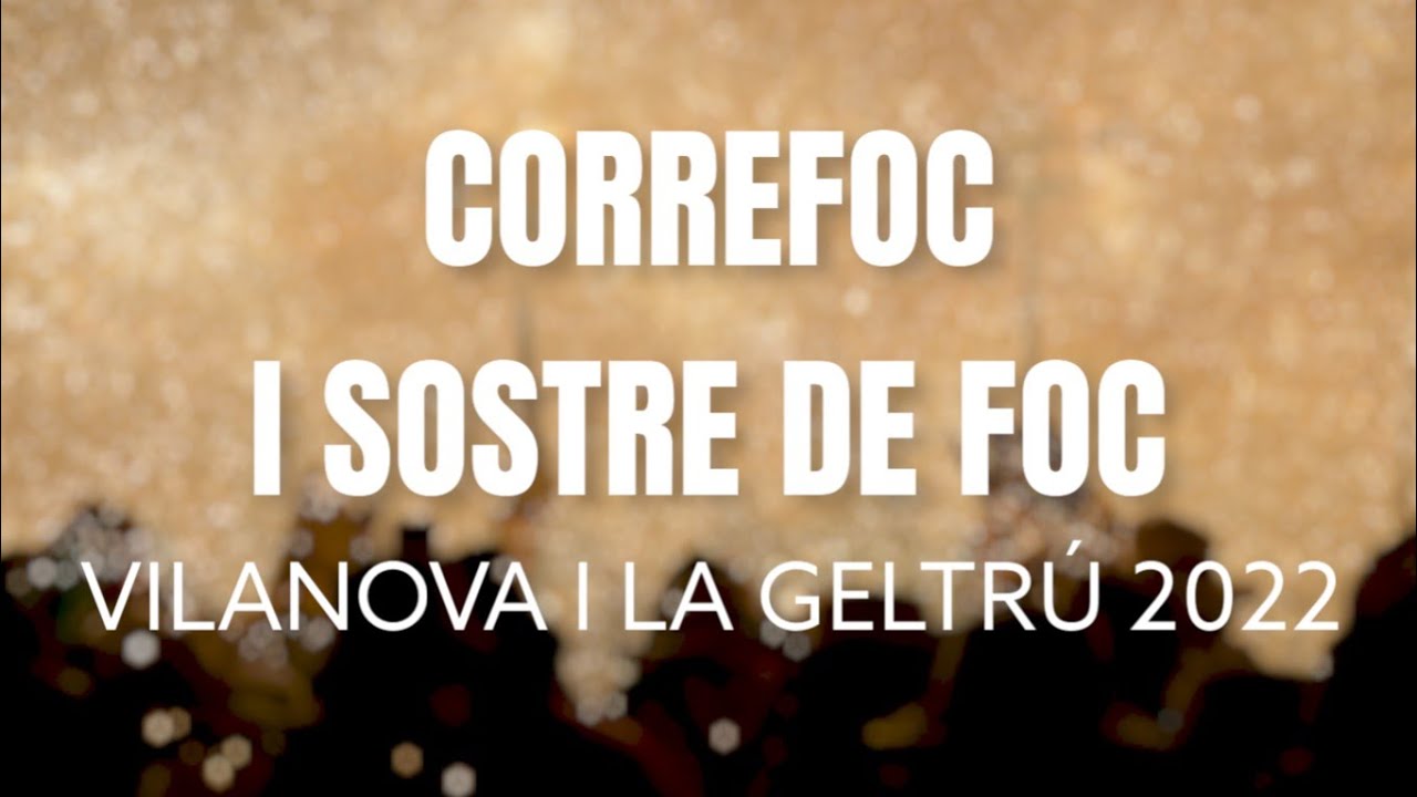 Correfoc i sostre de Foc de Vilanova i la Geltrú 2022