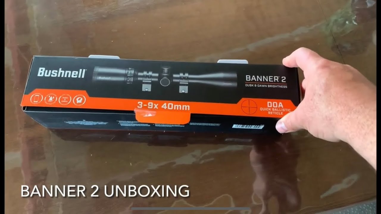 Bushnell banner 2 unboxing