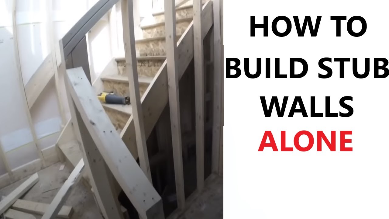 How to build stub walls