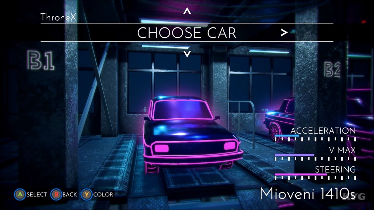 Electro Ride: The Neon Racing - All Cars | List (PC HD) [1080p60FPS]
