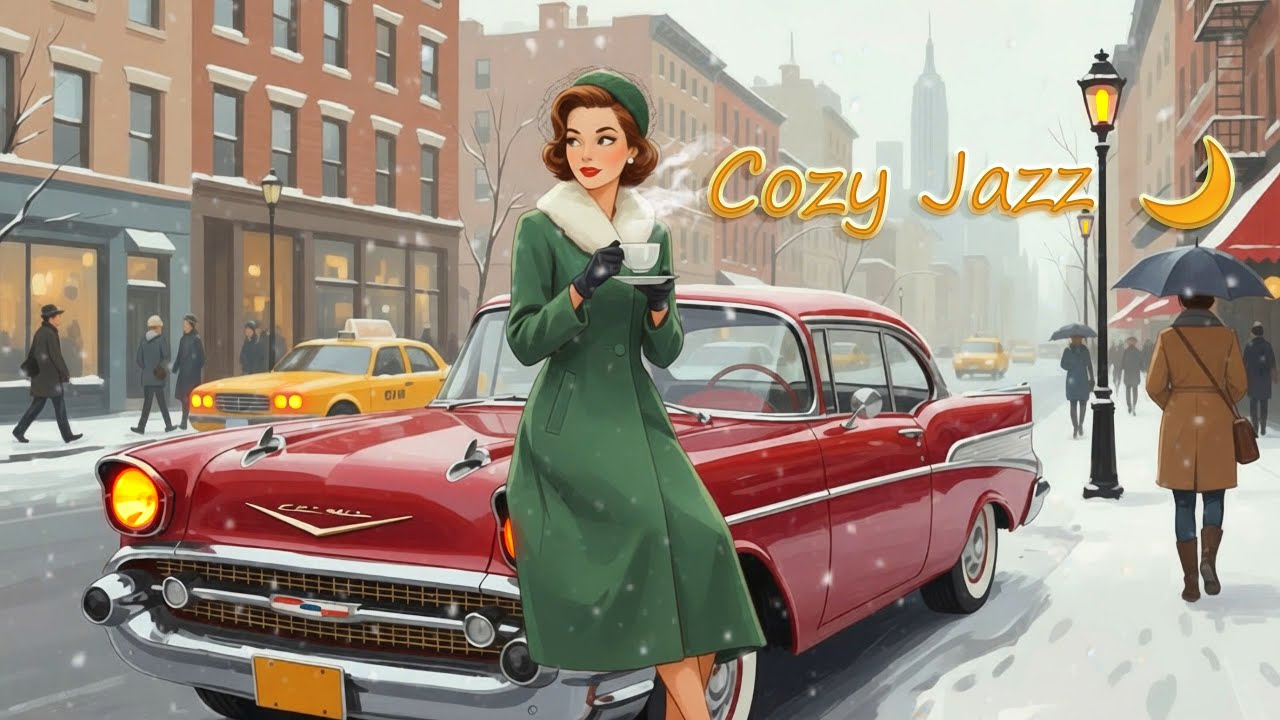 Retro Jazz Café | Cozy Street Coffee & Smooth Jazz