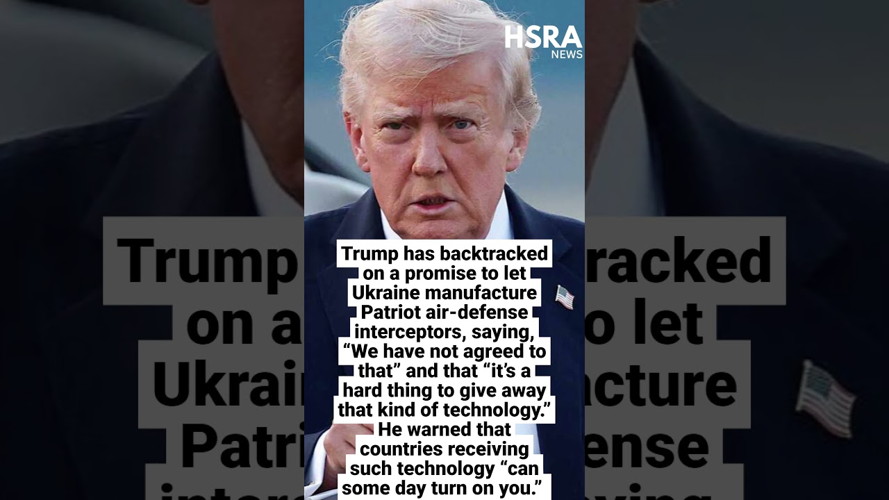 Trump Backtracks on Ukraine Patriot Missiles: US Won&rsquo;t Share Key Technology #shorts #breakingnews