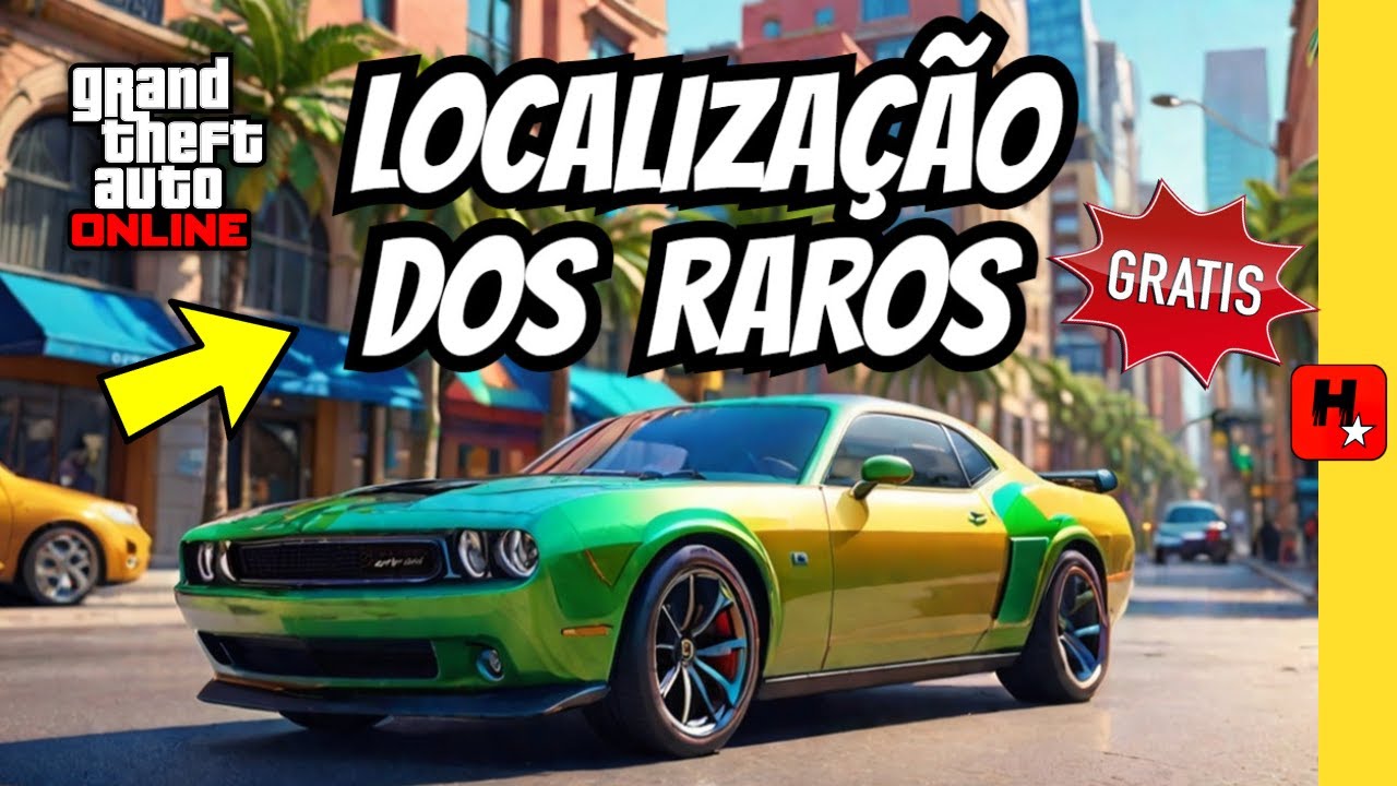GTA 5 Online Localização dos CARROS MAIS RAROS e SECRETOS!