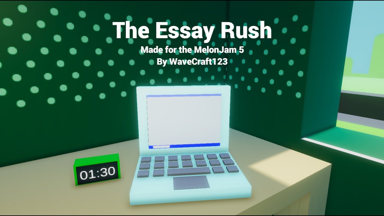 The Essay Rush Trailer (Available on Itch.io)