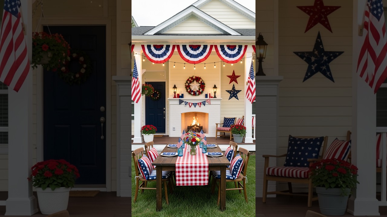 Cozy Living Room DIY | 4th of July Decorations