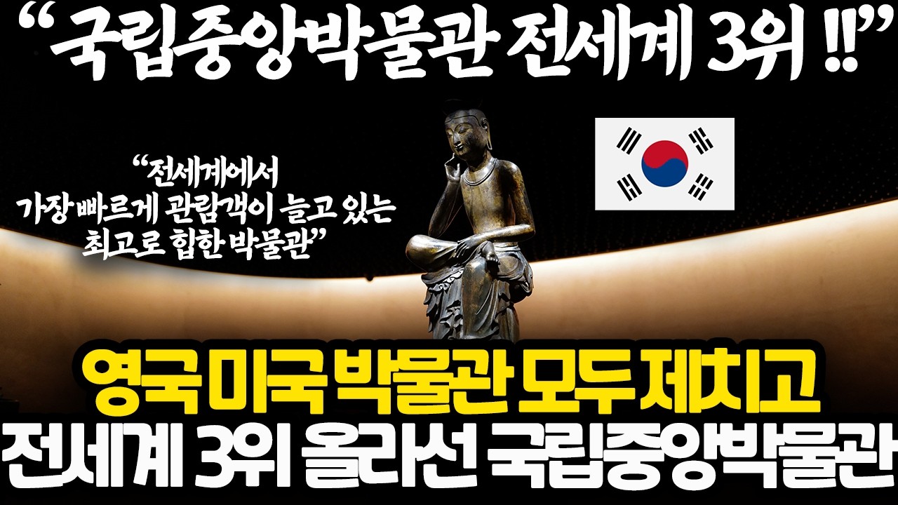 세계 2위까지 고작 30만명 차이 ㅎㄷㄷ l 지금 미친듯이 성장하고 있는 국립중앙박물관 상황