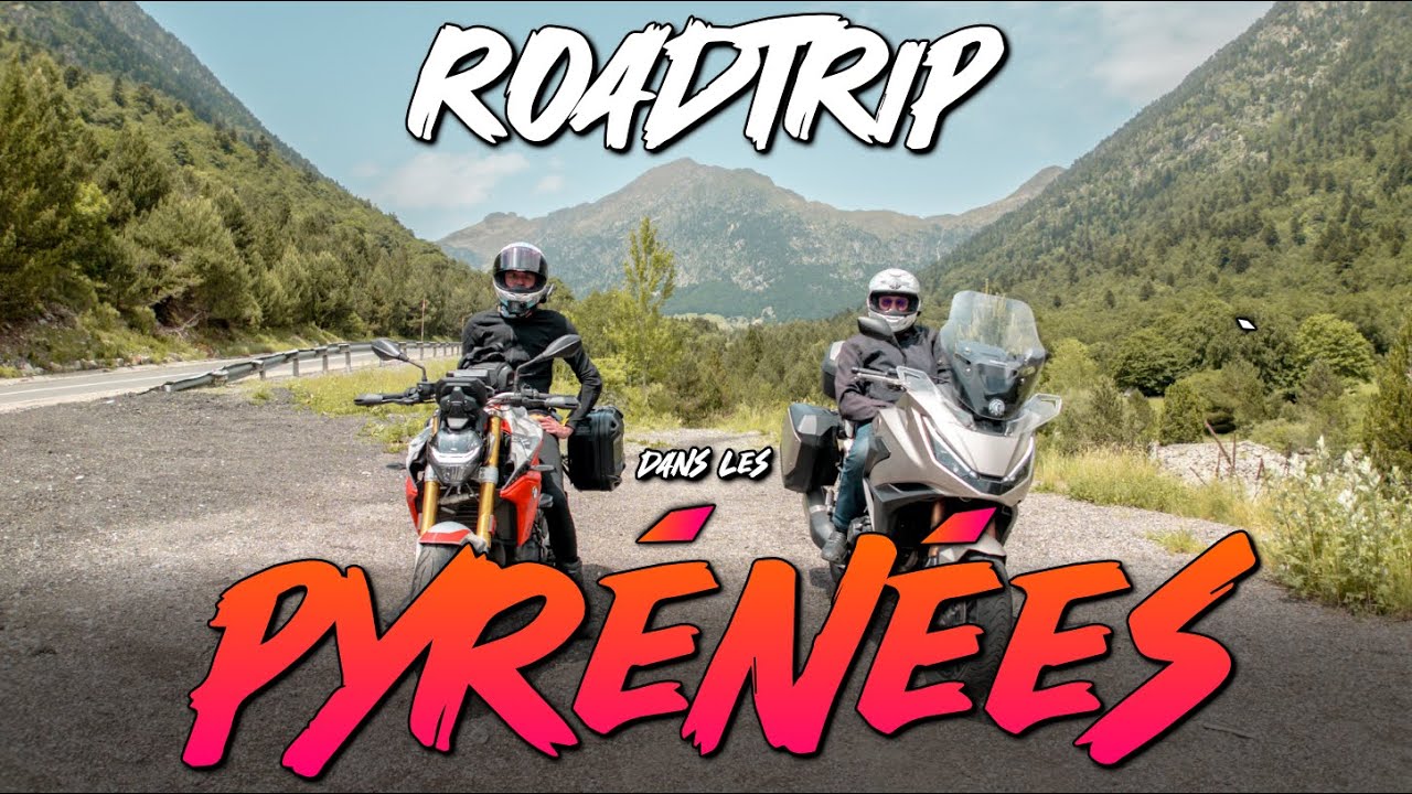 Traverser 3 pays en 4 jours ! - Road Trip Moto dans les Pyrénées ft. mon papa