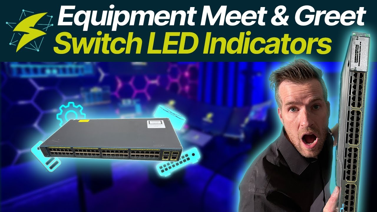 CCNA Networks 1-3: Switch LED Indicators