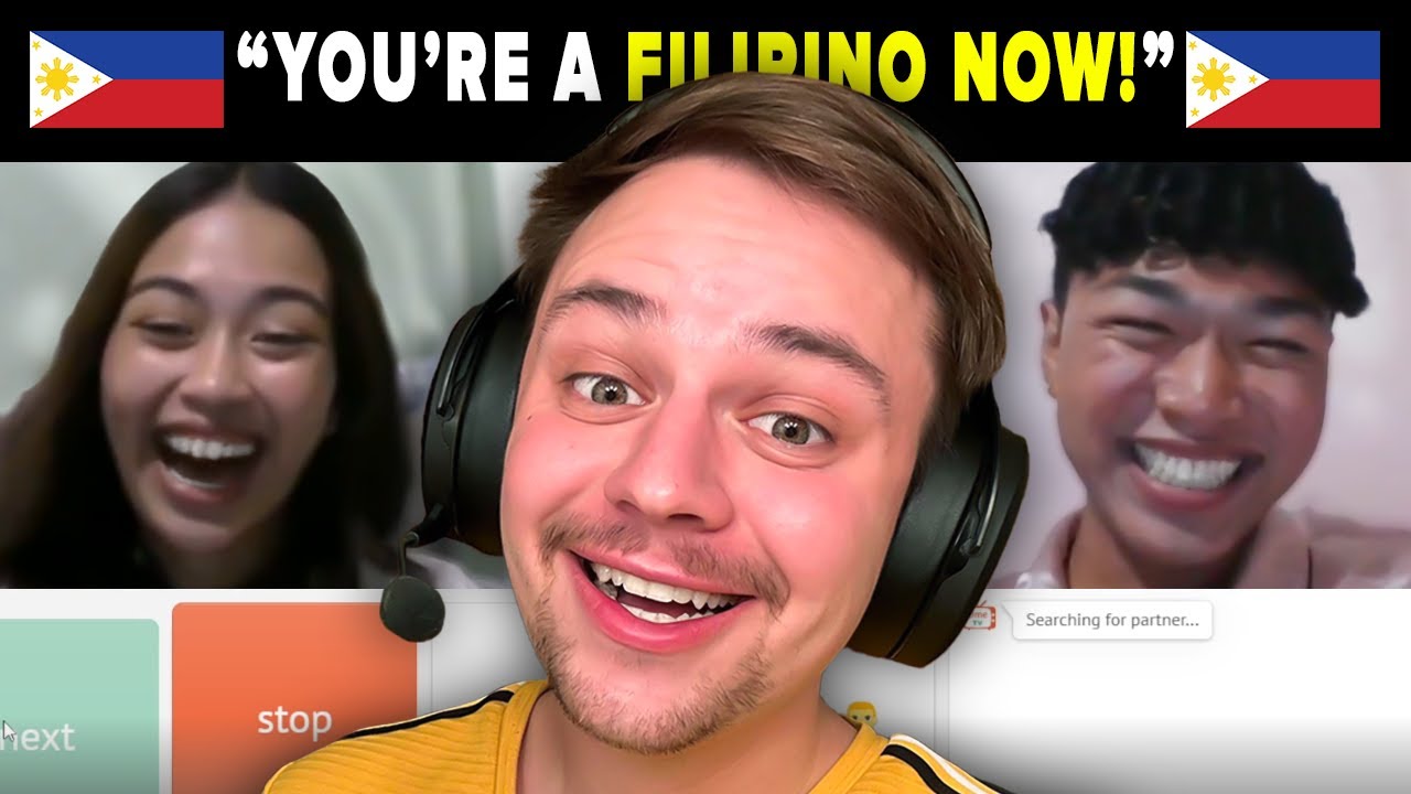 Canadian Impresses STRANGERS with Fluent FILIPINO on OmeTV!