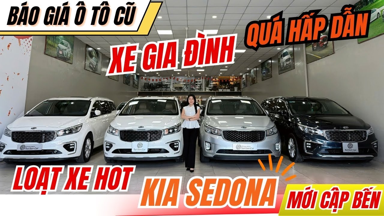 Loạt Xe KIA SEDONA Cập Bến, Chỉ từ 436.Tr Tại Showroom Sài Gòn Car | Báo Gía Ô TÔ Cũ