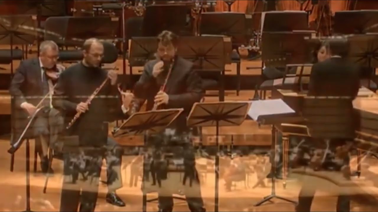 Andrea Oliva plays Concert for 2 Flutes in G minor by J. J. Quantz [w/ H. Dobrinov]