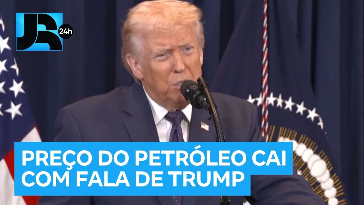 Declarações do presidente americano fazem cotação do barril despencar