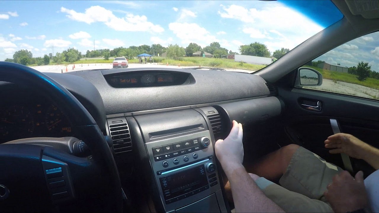 Stock G35 goes drifting!! Raw FPV Uncut!