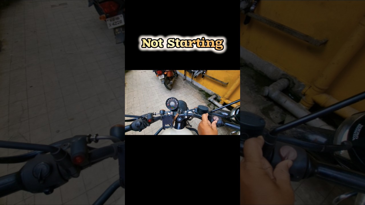 Royal Enfield Hunter 350 Starting Problem Solved 🙄| Hunter 350 Starting Issue Solved 🤔 #shorts #bike