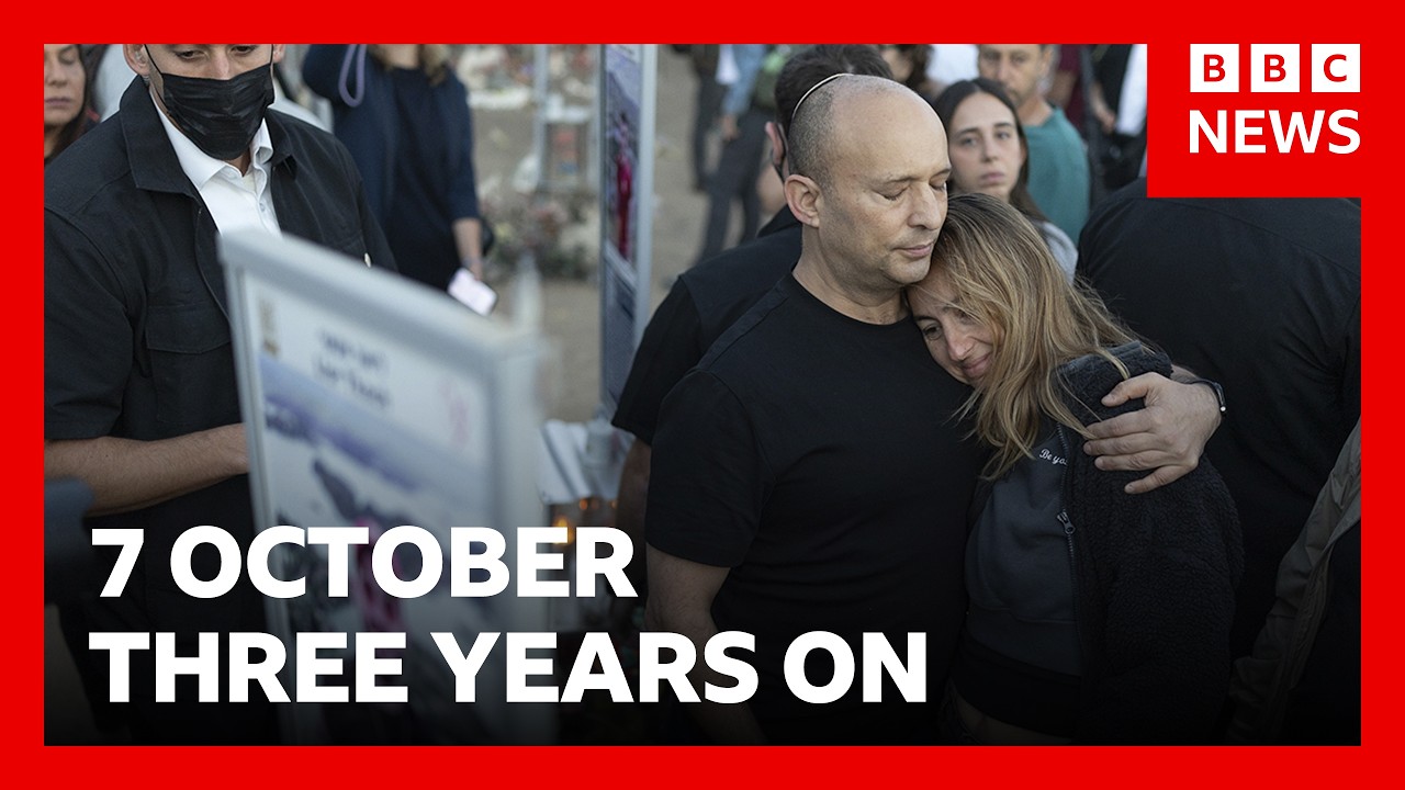 Israel marks three years since Hamas-led 7 October 2023 attacks | BBC News