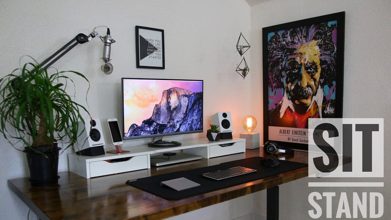 Customizing My APEX Motorized Desk w/ A SOLID WOOD Top - DIY