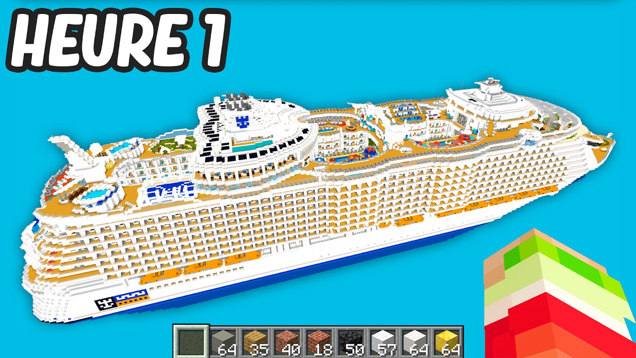 J'ai forcé 100 joueurs à CONSTRUIRE un BATEAU..