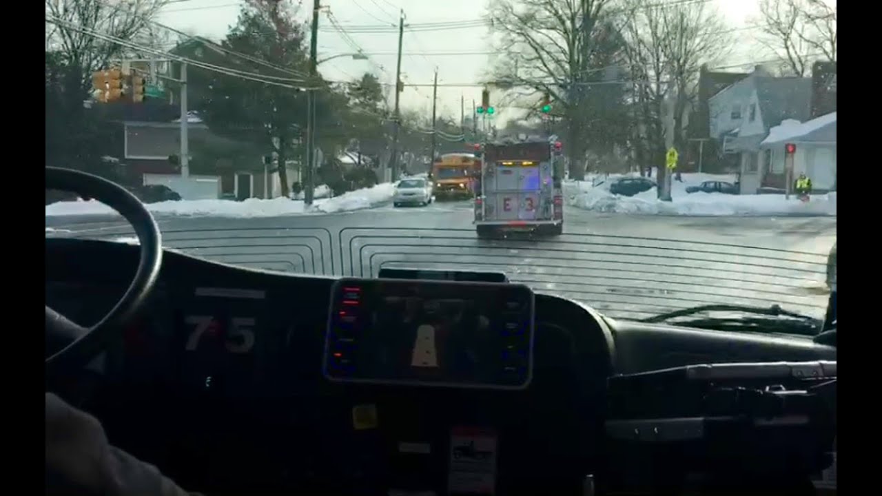 Teaneck Ambulance 75 Response Clips (AIR HORN, Q-SIREN) (RIDE ALONG)