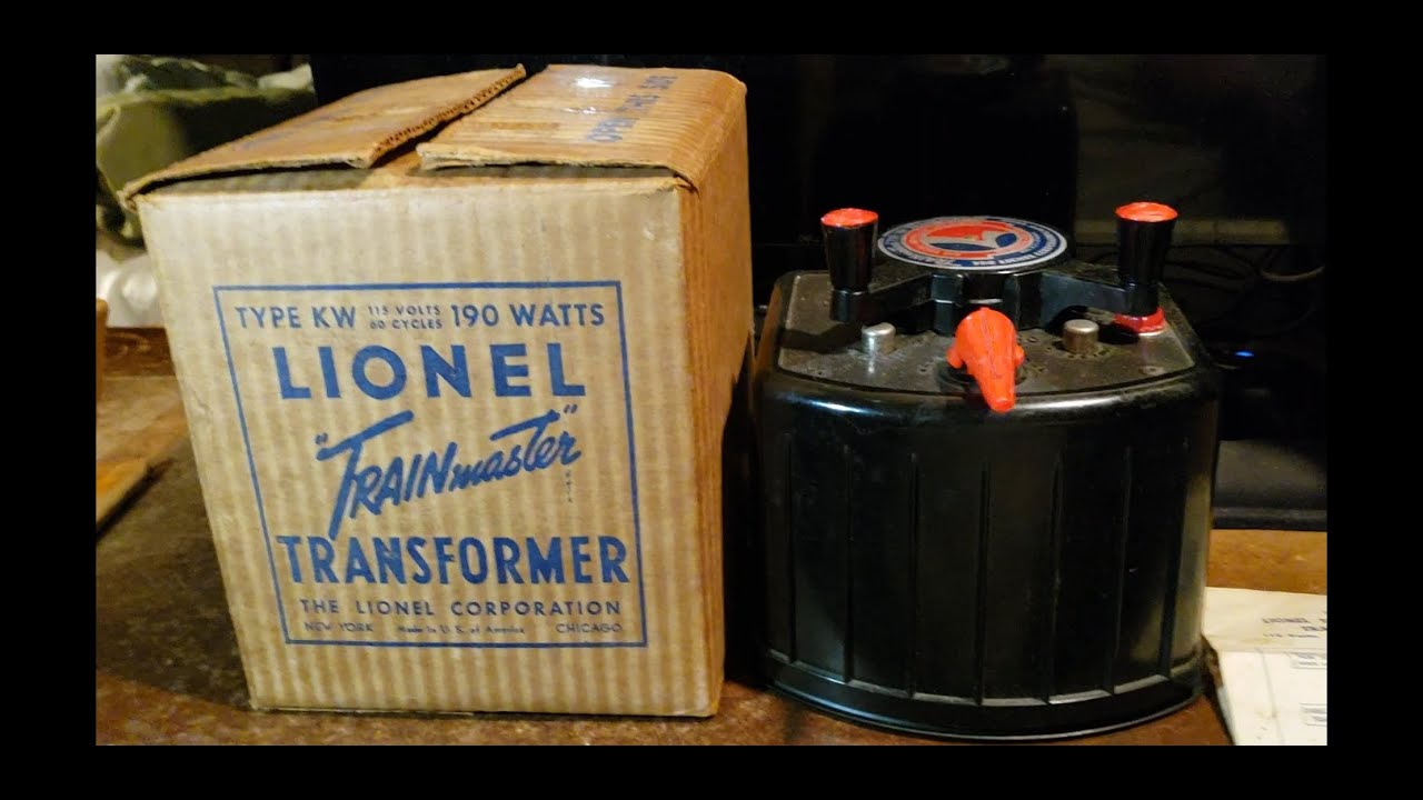 ET Lionel Postwar Trains Review #2 No.Kw Transformer 1950-65