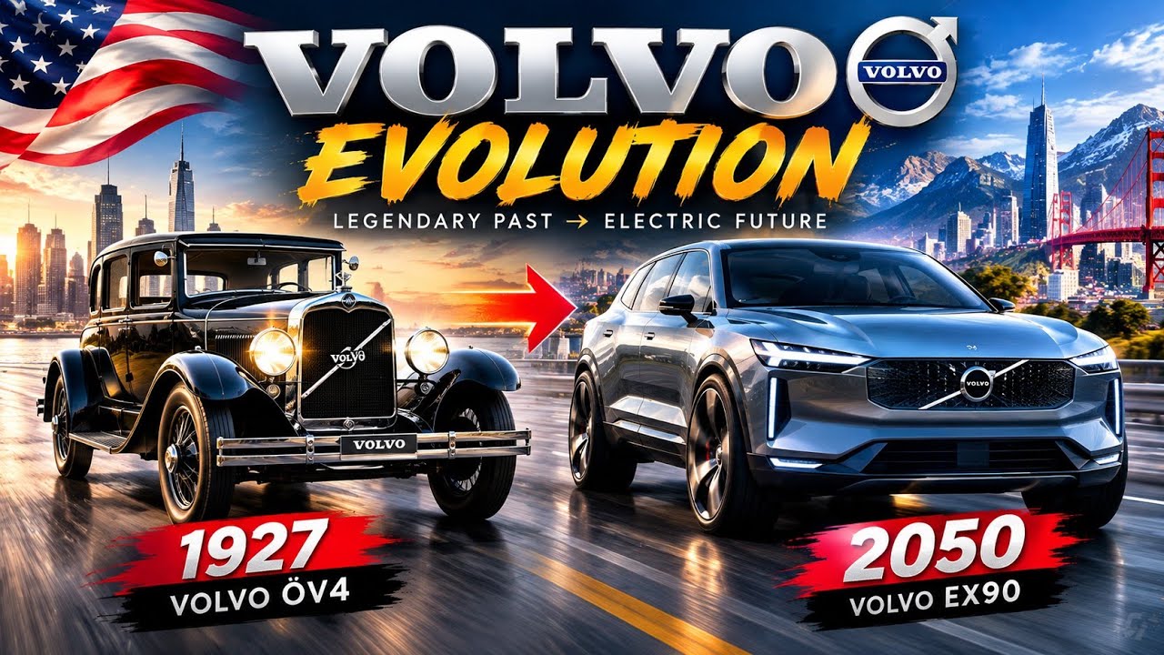 Volvo Cars Evolution (1927&ndash;2050) 🚘 | Volvo &Ouml;V4 to Future Cars