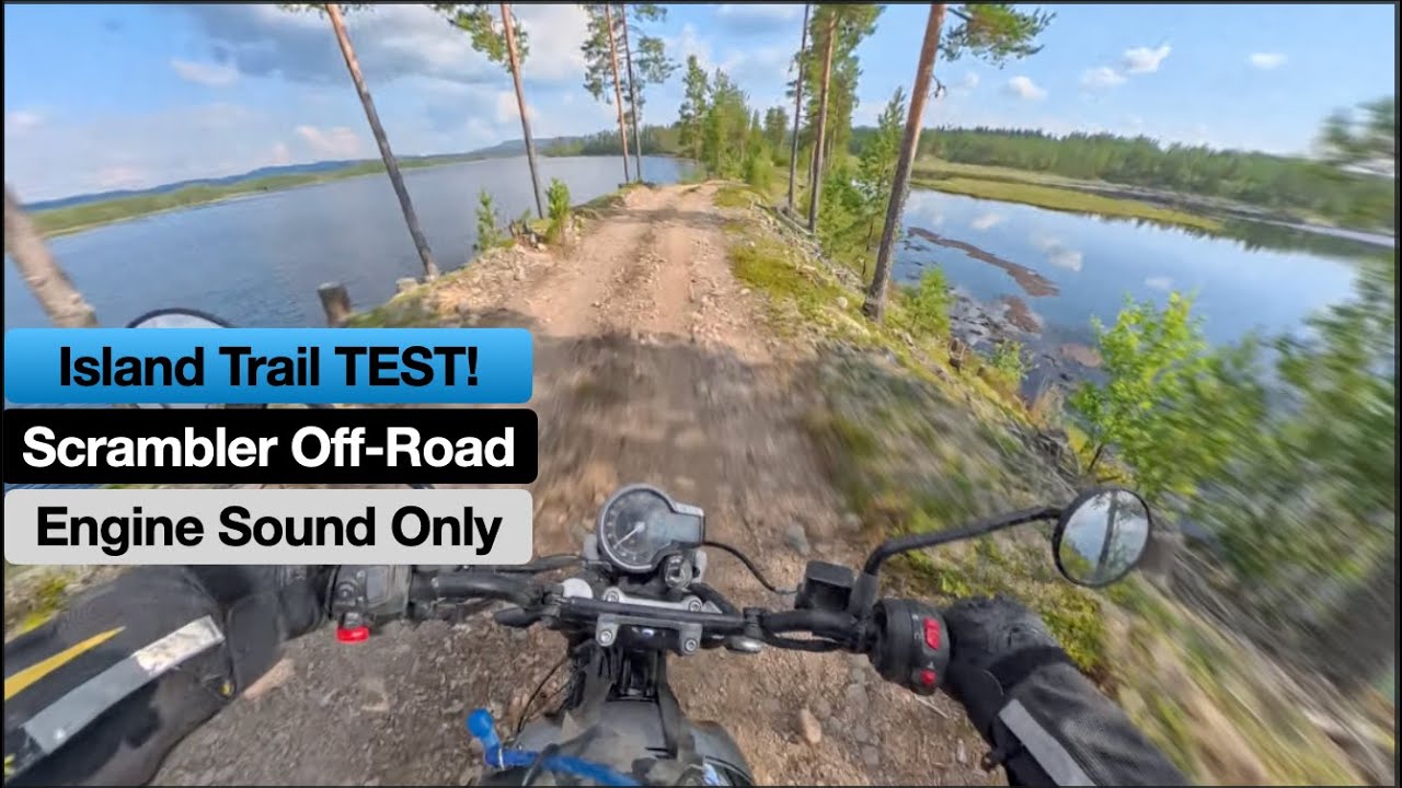 Сможет ли Scrambler 400X покорить островные тропы Швеции!? [4K]