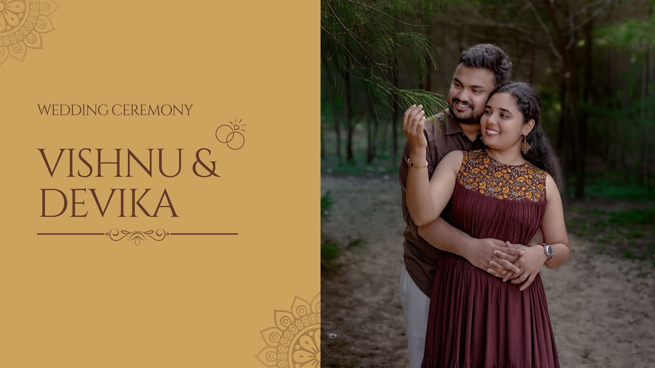 VISHNU & DEVIKA | WEDDING CEREMONY | SD IMAGING | 9995328099
