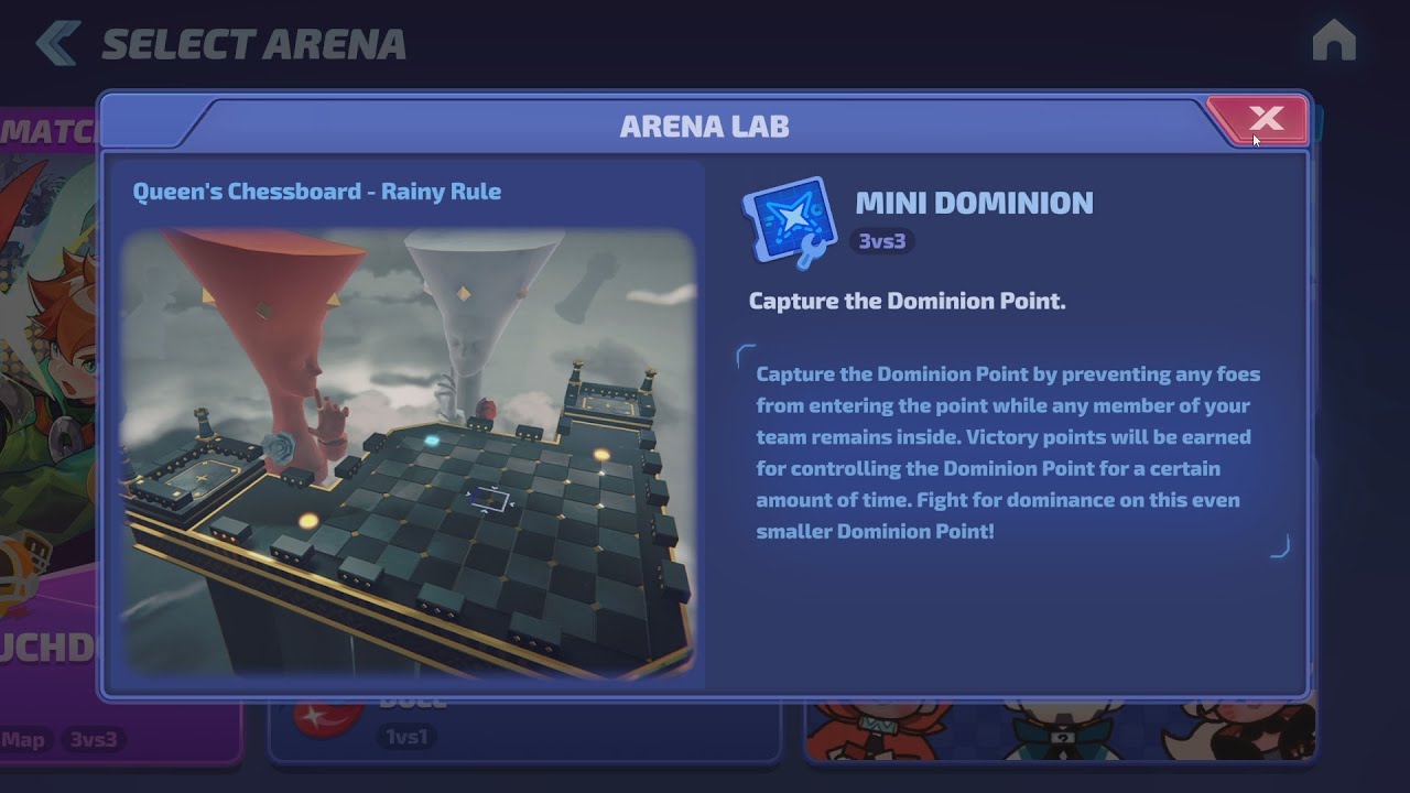Smash Legends | Thêm 1 chế độ mới của Arena Lab - Mini Dominion