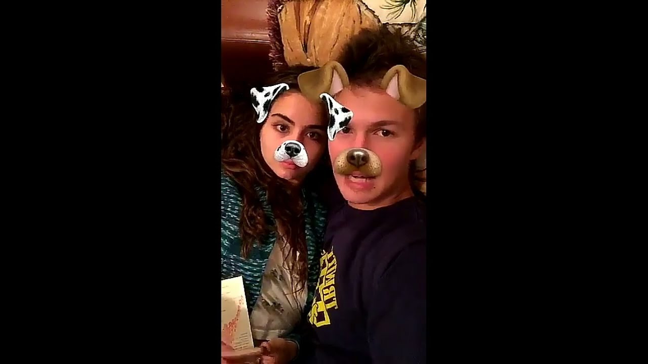 Ansel Elgort Newest Snapchat Video Ft Violetta Komyshan
