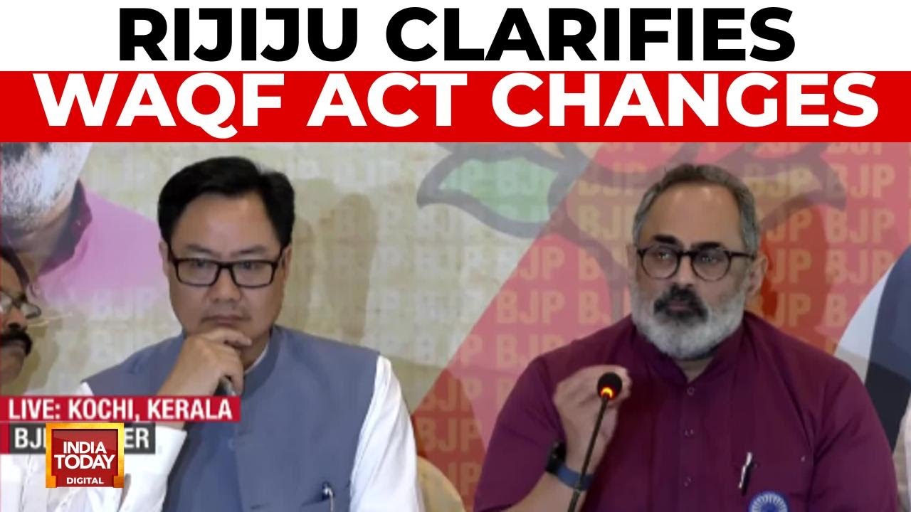 Kiren Rijiju Press In Kerala: Clarifies Waqf Act Amendments, Addresses Munambam Land Issue