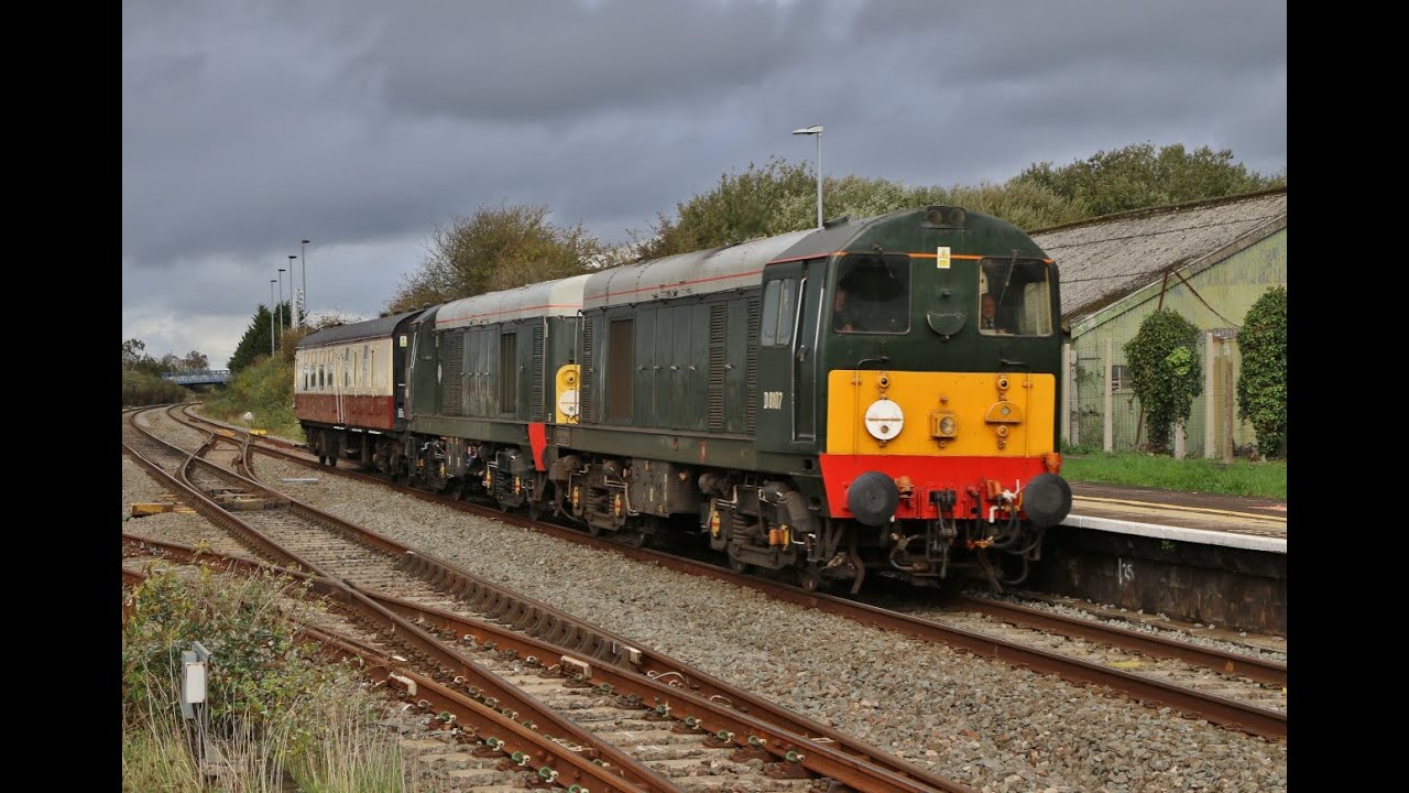 Freight Trains, Rail Tours and Movements around Bridgwater from August to October 2025