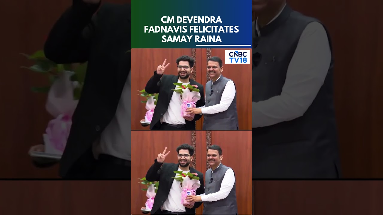 Maharashtra CM Fadnavis Felicitates Samay Raina At &lsquo;Operation 1930&rsquo; Cyber Awareness Event | N18S