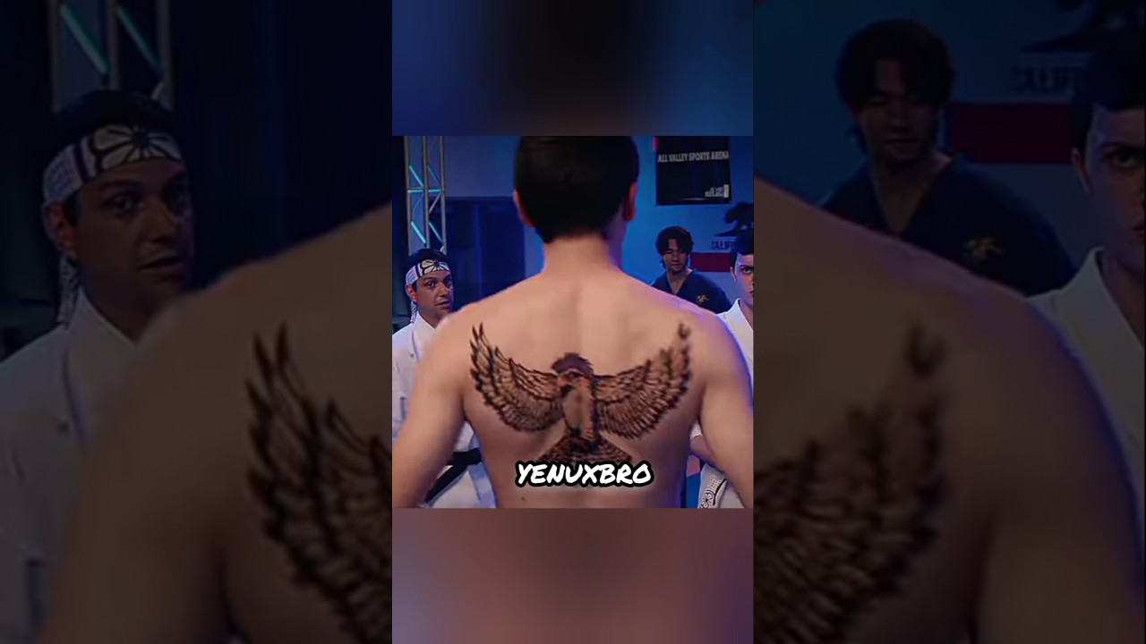 Hawk S1 and S4🔥☠️ | hawk's back tattoo 🦅#cobrakai #cobrakaiedit #hawk #fight #tattoo #new #edit