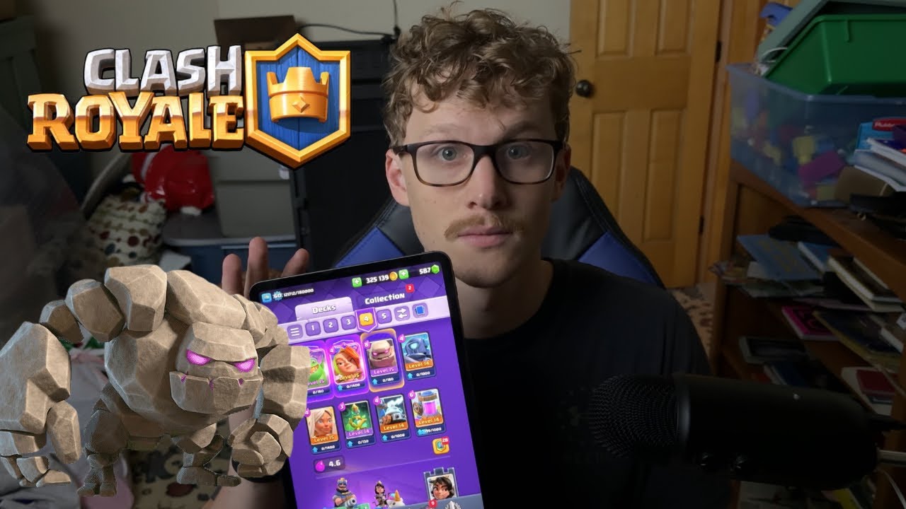 ASMR Clash Royale Ranked Friday! New Golem Deck! 