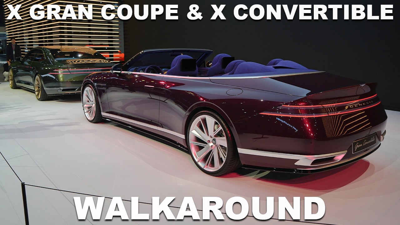 🔇 Genesis X Gran Coupe & X Convertible FIRST LOOK – Ultimate Luxury & Design Walkaround!