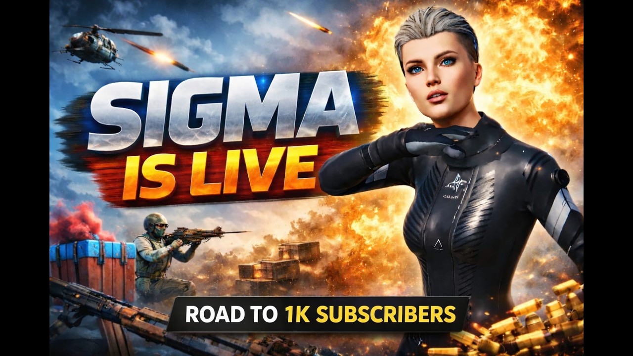 SiGMA Is Live BGMI 4.2 | #bgmi #livestream #bgmirankpushconquerorgameplay #battlegroundsmobileindia