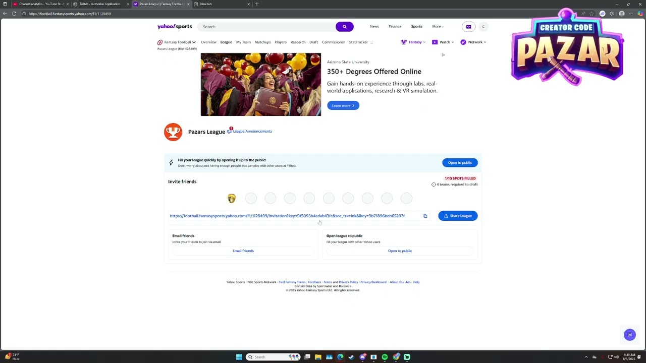 How to Invite People to Your Fantasy League Yahoo Sports Quick Guide