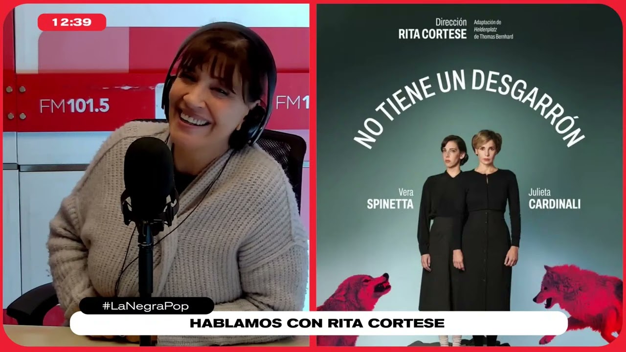 Rita Cortese en #LaNegraPop | Sobre su nueva obra 'No Tiene Un Desgarrón'