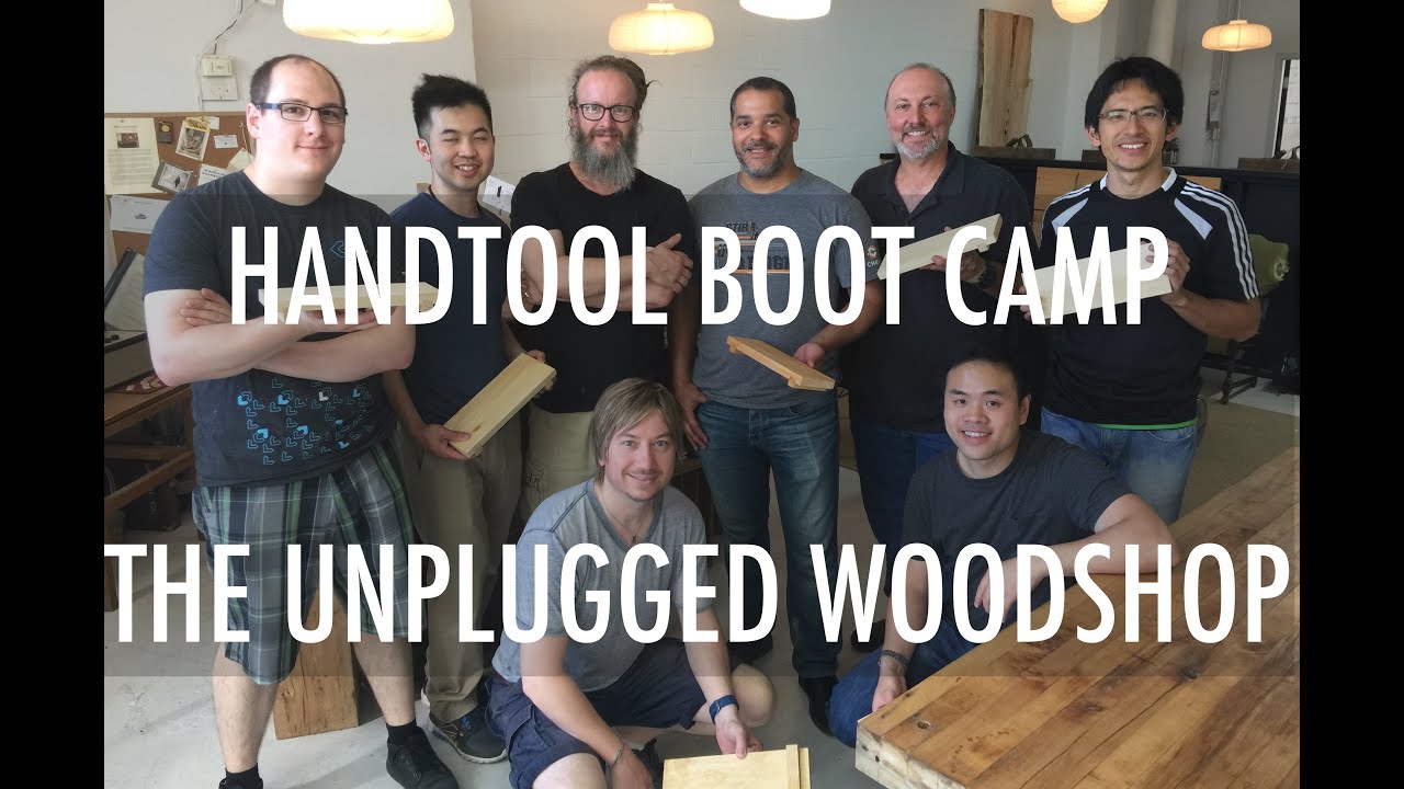 HAND TOOL BOOT CAMP at the Unplugged Woodshop Toronto